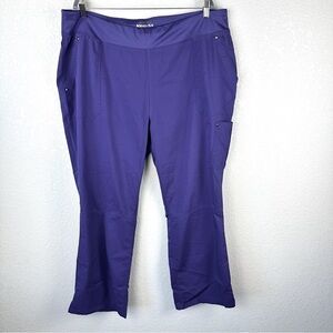 Purple Label by Healing Hands Yoga Scrub Pants 2x